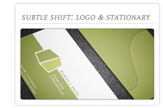 Subtle Shift Logo & Stationary