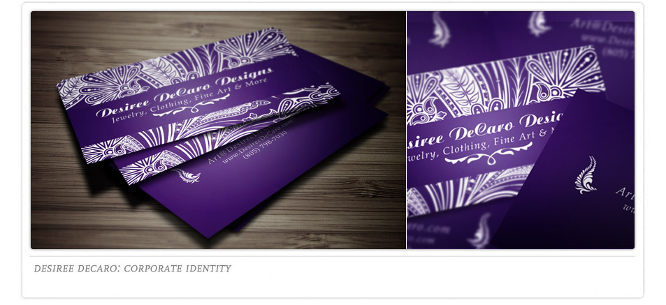 Desiree Decaro Corporate Identity